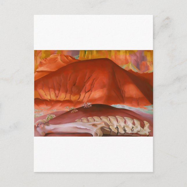 Georgia o'keeffe art postkarte (Vorderseite)