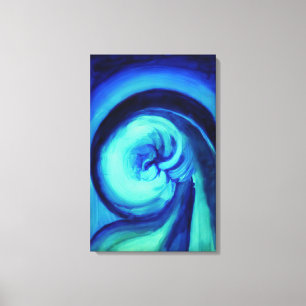 Georgia O'Keeffe - Blau I Leinwanddruck