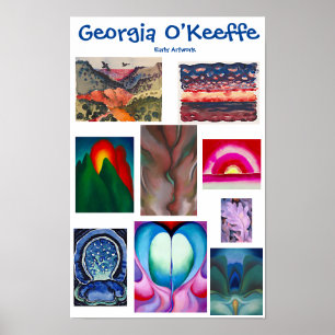 Georgia O'Keeffe, Early Artwork, Poster