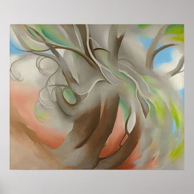 Georgia O'Keeffe -  Frühling Baum Nr. II - Präzisi Poster (Vorne)