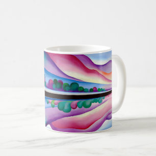 Georgia O'Keeffe, Lake George Reflection (1921) Kaffeetasse