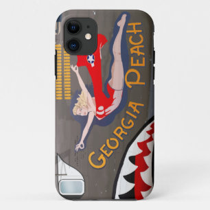 Georgia Peach B-24 Nasen-Kunst (Vintage Rumpf) Case-Mate iPhone Hülle