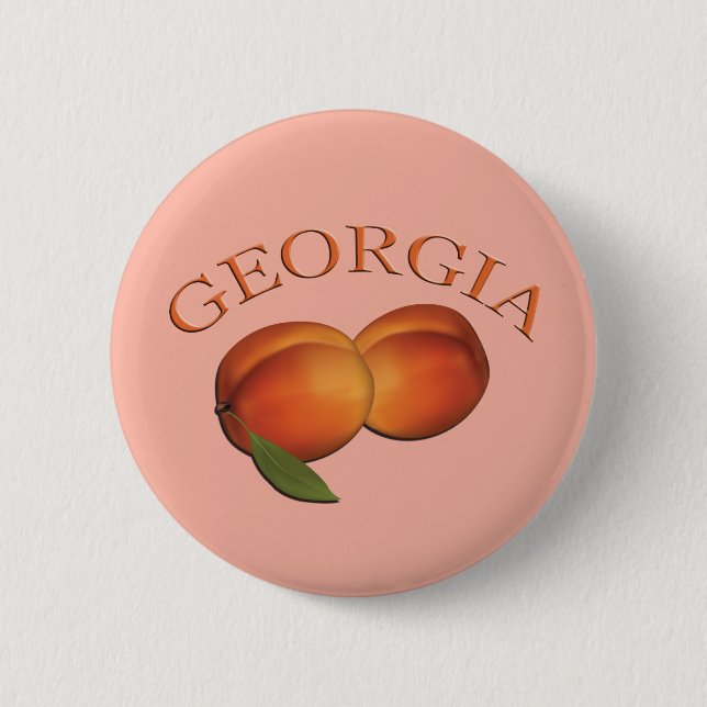 Georgia Peach Button (Vorderseite)