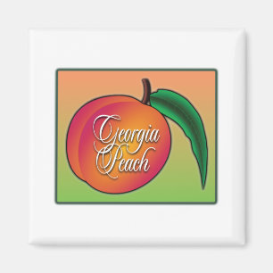 Georgia Peach Magnet