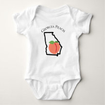 Georgia Peach neugeborene Bodysuit