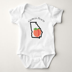 Georgia Peach neugeborene Bodysuit Baby Strampler