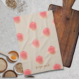Georgia Peach Pattern Kitchen Towels Geschirrtuch