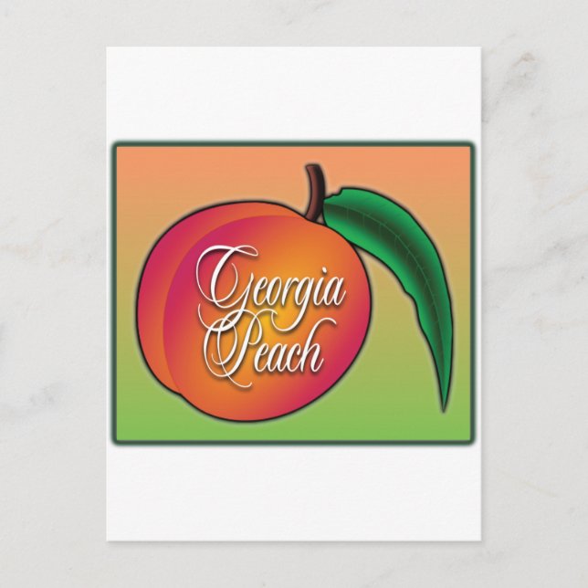 Georgia Peach Postkarte (Vorderseite)