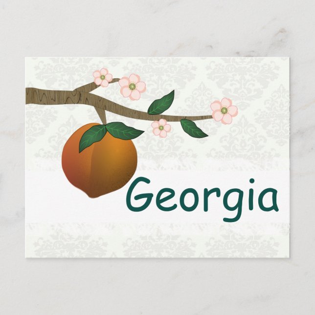 Georgia Peach Postkarte (Vorderseite)