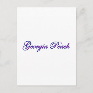 Georgia Peach Postkarte