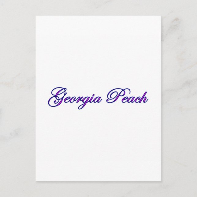 Georgia Peach Postkarte (Vorderseite)