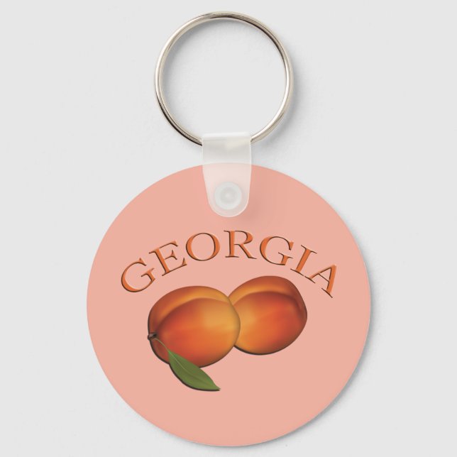 Georgia Peach Schlüsselanhänger (Vorderseite)