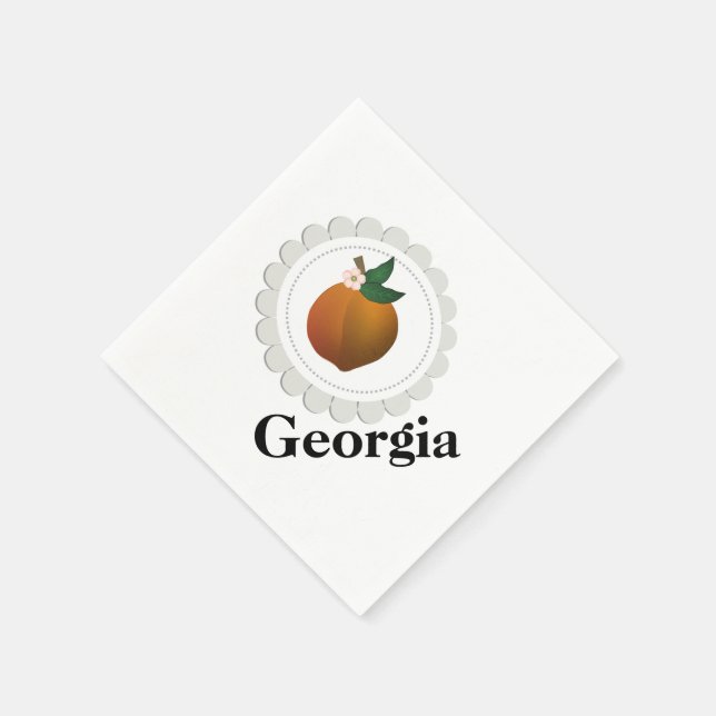 Georgia Peach Serviette (Ecke)