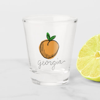 Georgia Peach Souvenirglas Schnapsglas