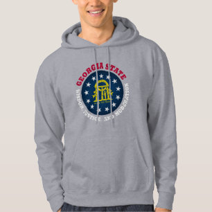 GEORGIA PEACH STAAT FLAG HOODIE