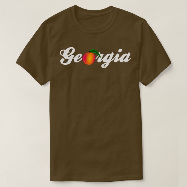 Georgia Peach Staat T-Shirt (Design vorne)
