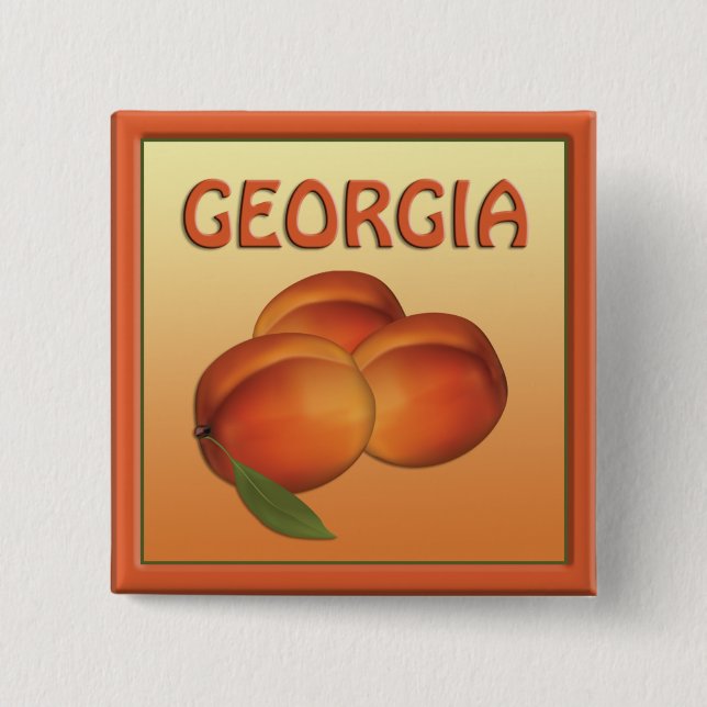 Georgia Peaches Button (Vorderseite)