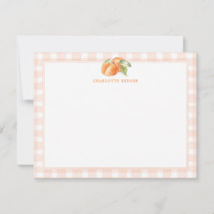 Georgia Peaches Personal Stationery Mitteilungskarte