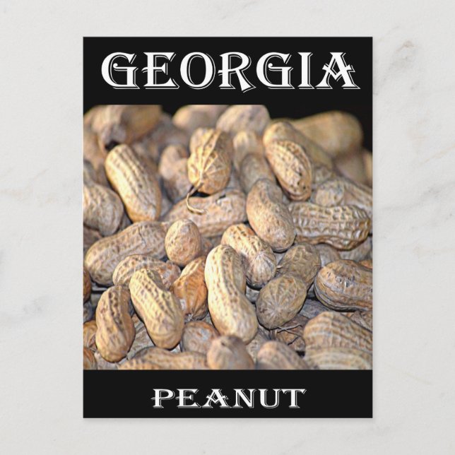 Georgia Peanut Postkarte (Vorderseite)
