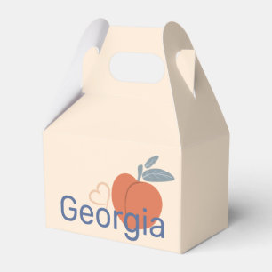 Georgia Pfirsich Geschenkschachtel