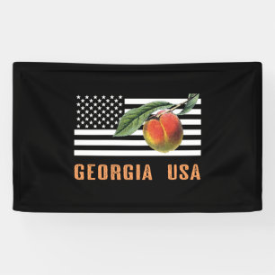 Georgia-Pfirsiche Banner