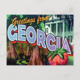 Georgia Postcard Postkarte