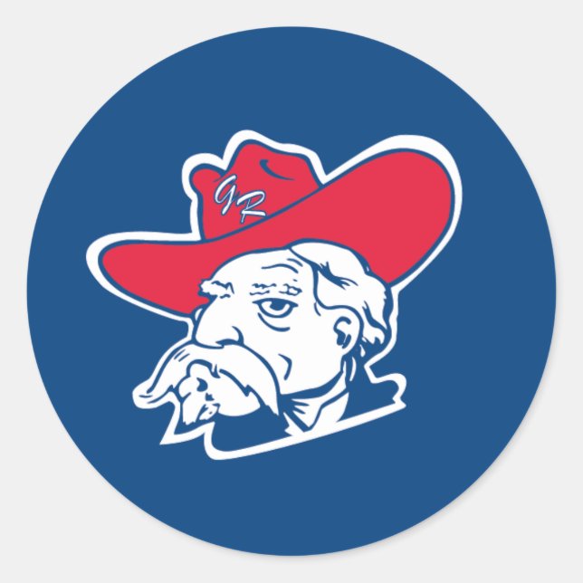 Georgia Rebels 16U Baseball Runder Aufkleber (Vorderseite)