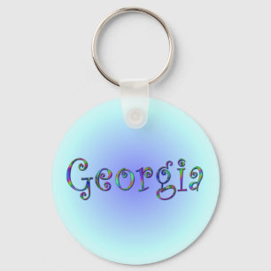 Georgia Regenbogen-Schlüsselanhänger Schlüsselanhänger