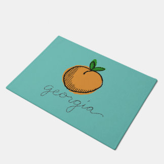 Georgia Retro Peach Fußmatte