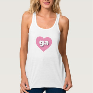 Georgia rosa heart - I Liebe ge Tank Top