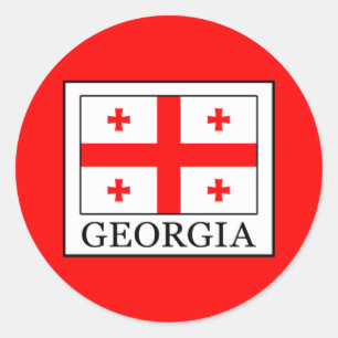 Georgia Runder Aufkleber