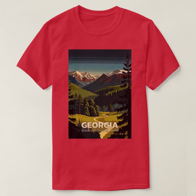Georgia Staat Travel TShirt 3 (Design vorne)