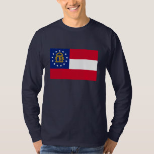 Georgia-Staats-Flaggen-Entwurf T-Shirt