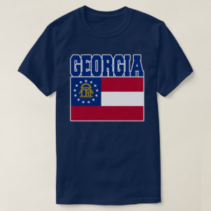 Georgia-Staats-Flaggen-T - Shirt