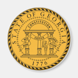 Georgia-Staats-Siegel Magnet