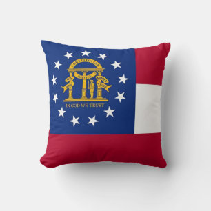 Georgia State Flag American MoJo Pillow Kissen