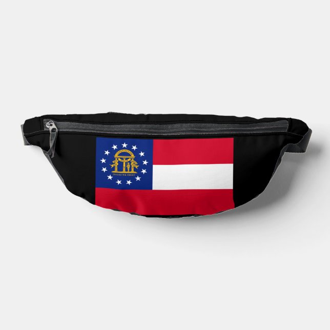 Georgia State Flag Design Bauchtasche (Ablage )