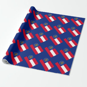 Georgia State Flag Design Geschenkpapier
