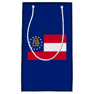 Georgia State Flag Design Kleine Geschenktüte
