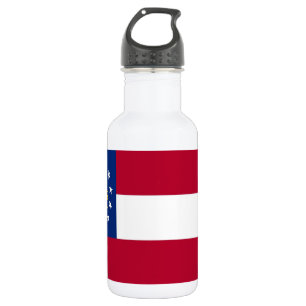 Georgia State Flag Liberty Flasche Trinkflasche