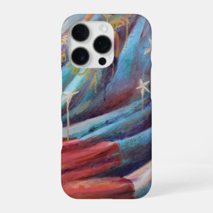 Georgia State Flag Painting - iPhone Case 16 Pro Hülle