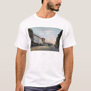 Georgia-Straßen-Ansicht mit Straßen-Auto T-Shirt