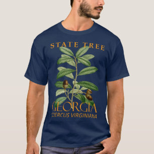 Georgia-Territorium Baum Die Südliche Lebenseiche T-Shirt