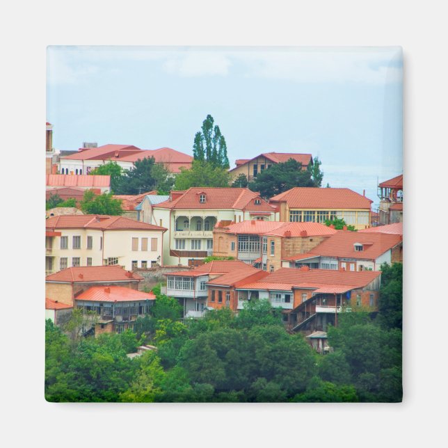 Georgia Town Landschaft Magnet (Vorne)