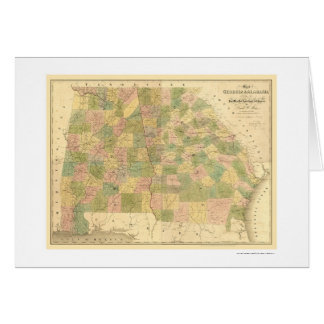 Georgia- u. Alabama-Eisenbahn-Karte 1839