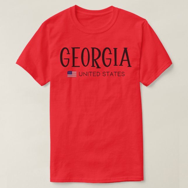 Georgia United Staaten TShirt (Design vorne)