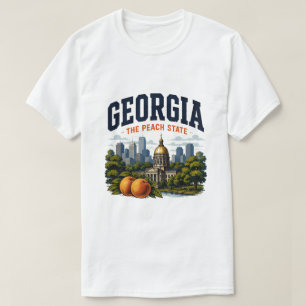 Georgia  USA Der Pfirsich-Staat  T-Shirt