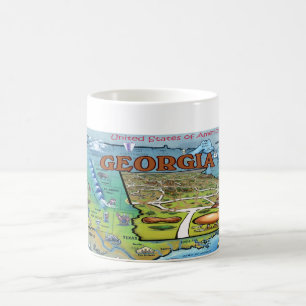 Georgia USA Map Tasse
