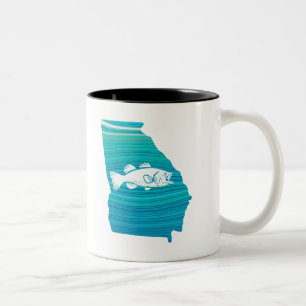 Georgia Wave Fishing Zweifarbige Tasse