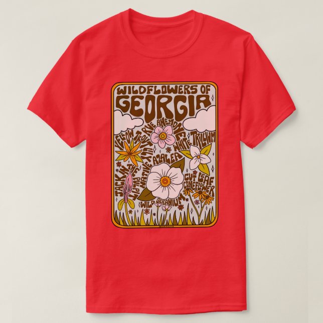 Georgia Wildblumen TShirt (Design vorne)